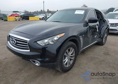 2016 Infiniti Qx70 z USA, uszkodzony, nr VIN JN8CS1MU7GM670226